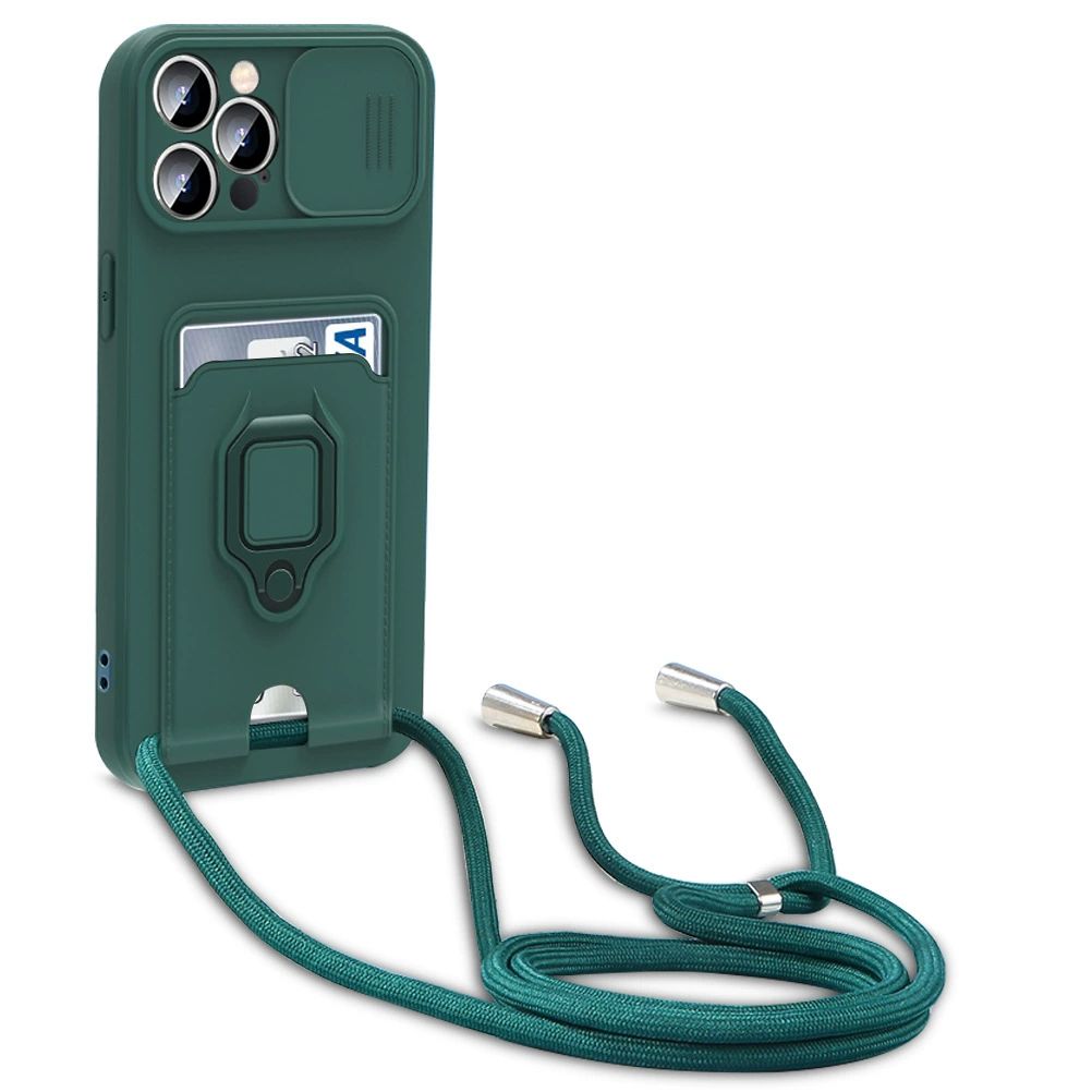Multi-Functional Phone Case for Samsung Galaxy A05/A06/S20 FE/S22 Ultra with Card Slot Kickstand Phone Holder and Lanyard Samsung Phone Cover with Camera Lens Protector Samsung S22Plus Protective Case