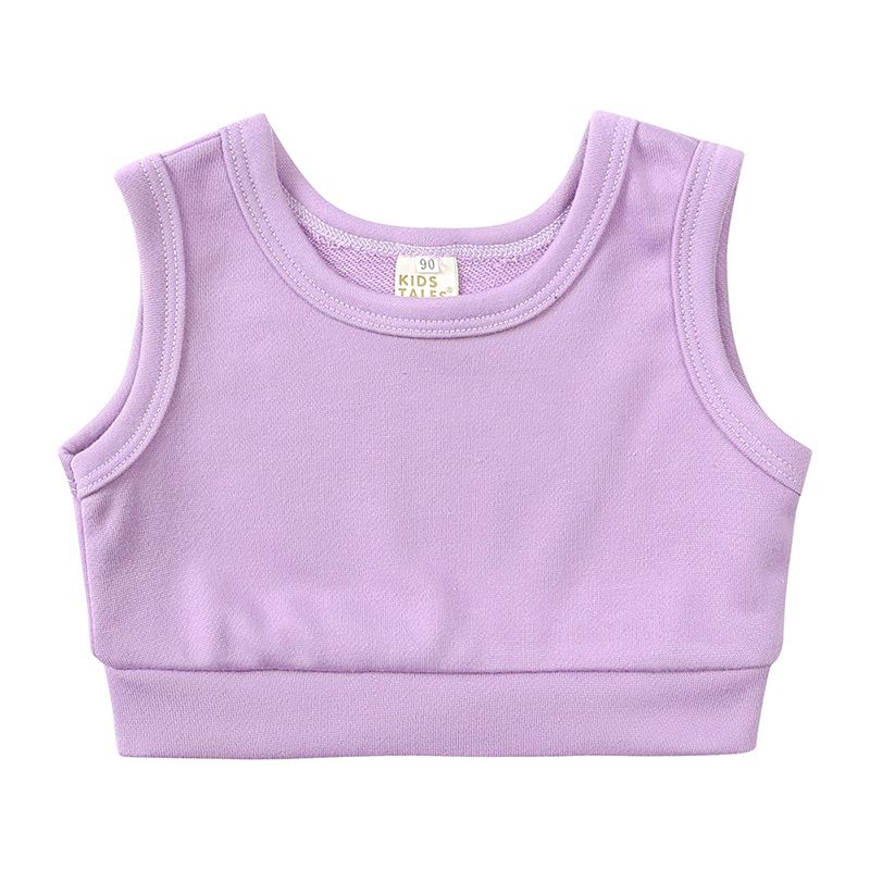 Trendy Girls' Sleeveless Vest & Solid Color Long Pants Set Ins Style Two-Piece Outfit for 1 Year to 10 Years Kids Clothing Sets Girls Clothing