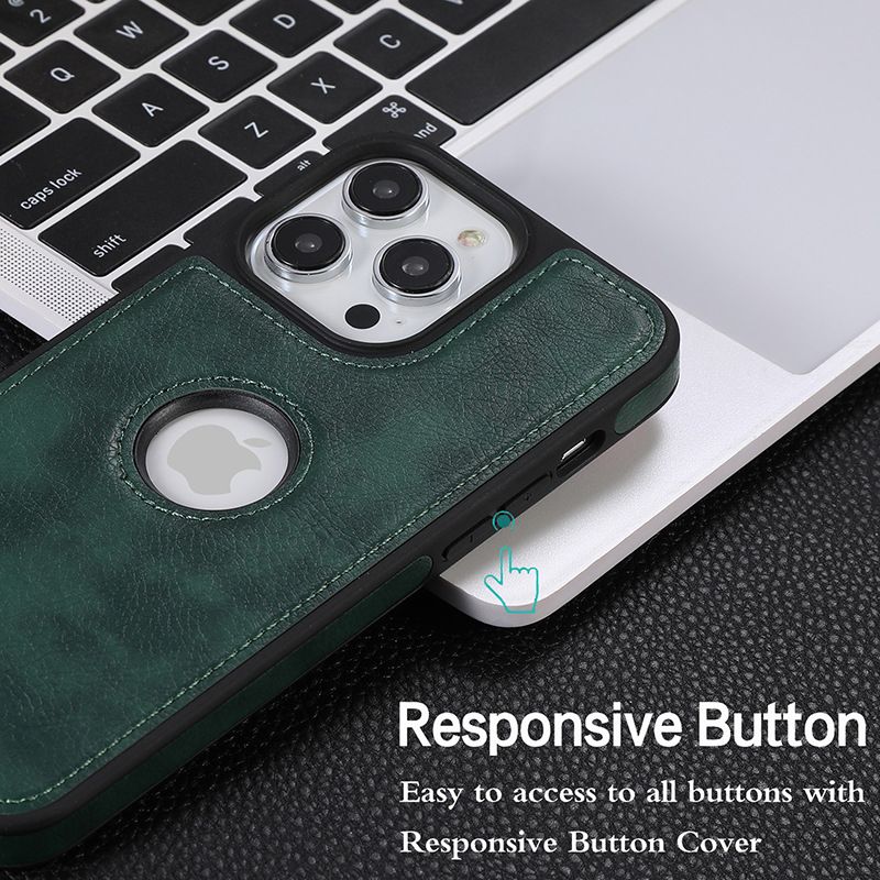 Luxury Business Leather Case for iPhone 11, Shockproof Protective Cover, Premium PU Leather Phone Case for Apple iPhone Cover for iPhone 12