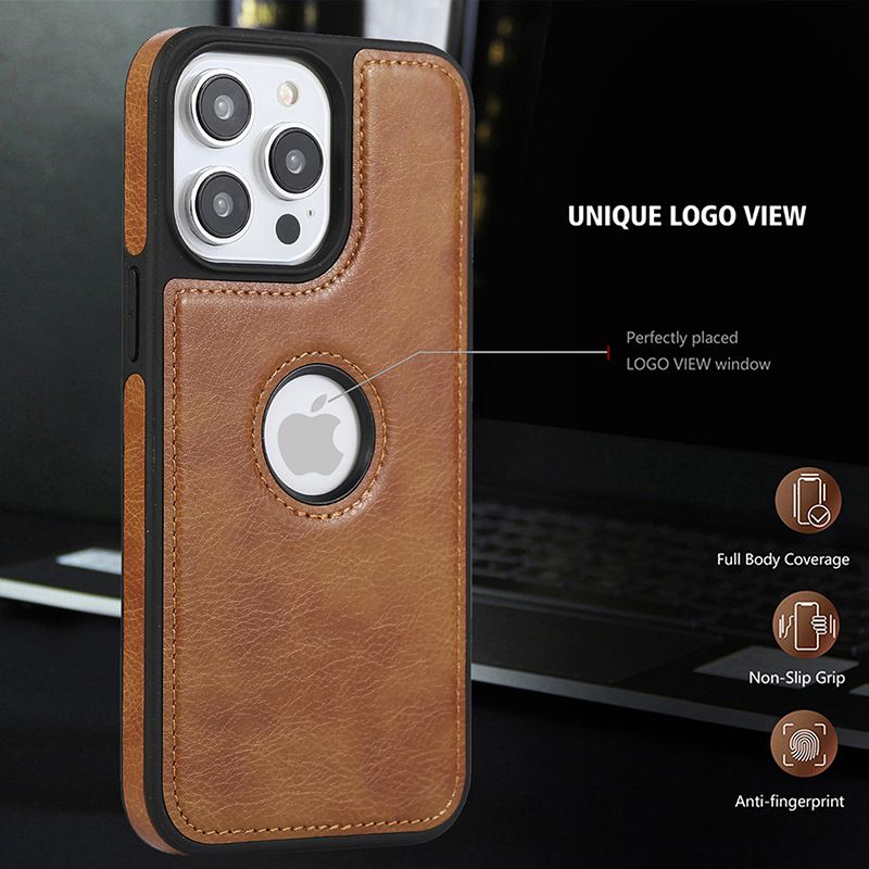 Luxury Business Leather Case for iPhone 11, Shockproof Protective Cover, Premium PU Leather Phone Case for Apple iPhone Cover for iPhone 12