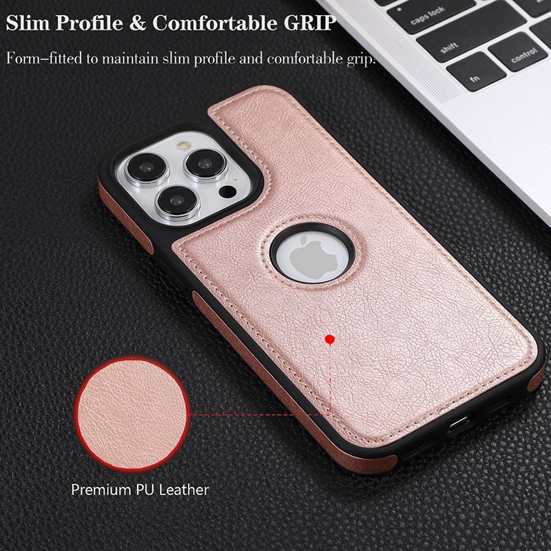 Luxury Business Leather Case for iPhone 11, Shockproof Protective Cover, Premium PU Leather Phone Case for Apple iPhone Cover for iPhone 12