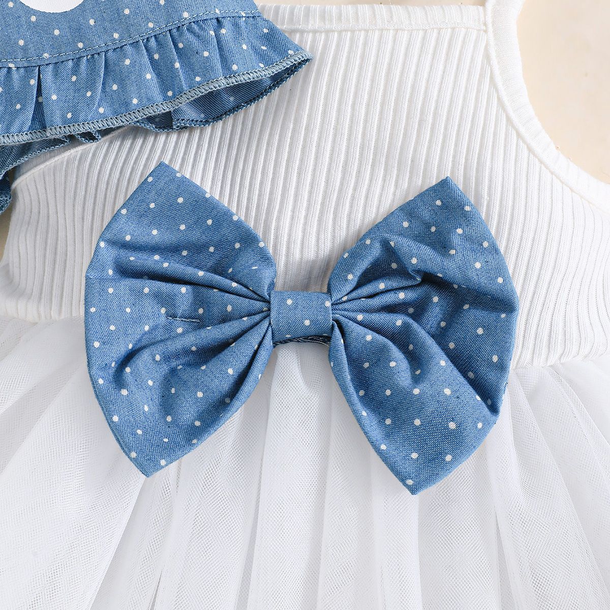Girls' Clothing 2-Piece Set Collared Short-Sleeve Jacket Camisole Dress Butterfly Print Bowknot Fashion New Style Princess Dress Tulle Style INS Style