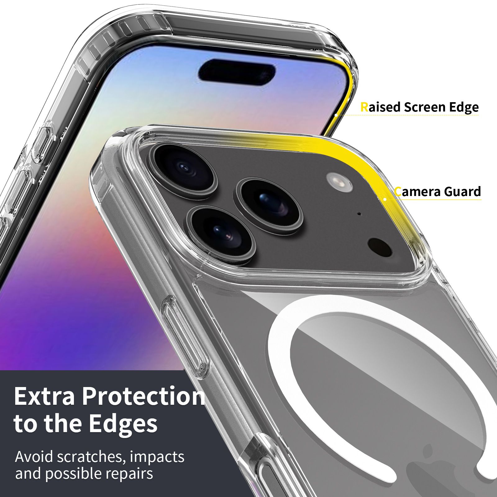 iPhone 17 Cover Apple Phone Case Magnetic Shockproof Protective Case Transparent iPhone 17 Pro Case Business Minimalist Comfortable Hand Feeling Wear Resistant iPhone 17 Pro Max Cover