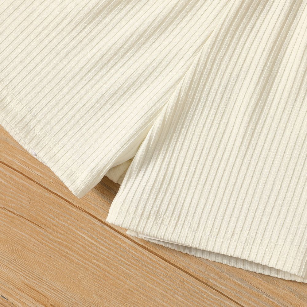 Baby Girls' Romper 0-2 Years Old Bubble Sleeve Bowknot Knitted Style Ins Style Fashionable Festival New Style Comfortable And Breathable