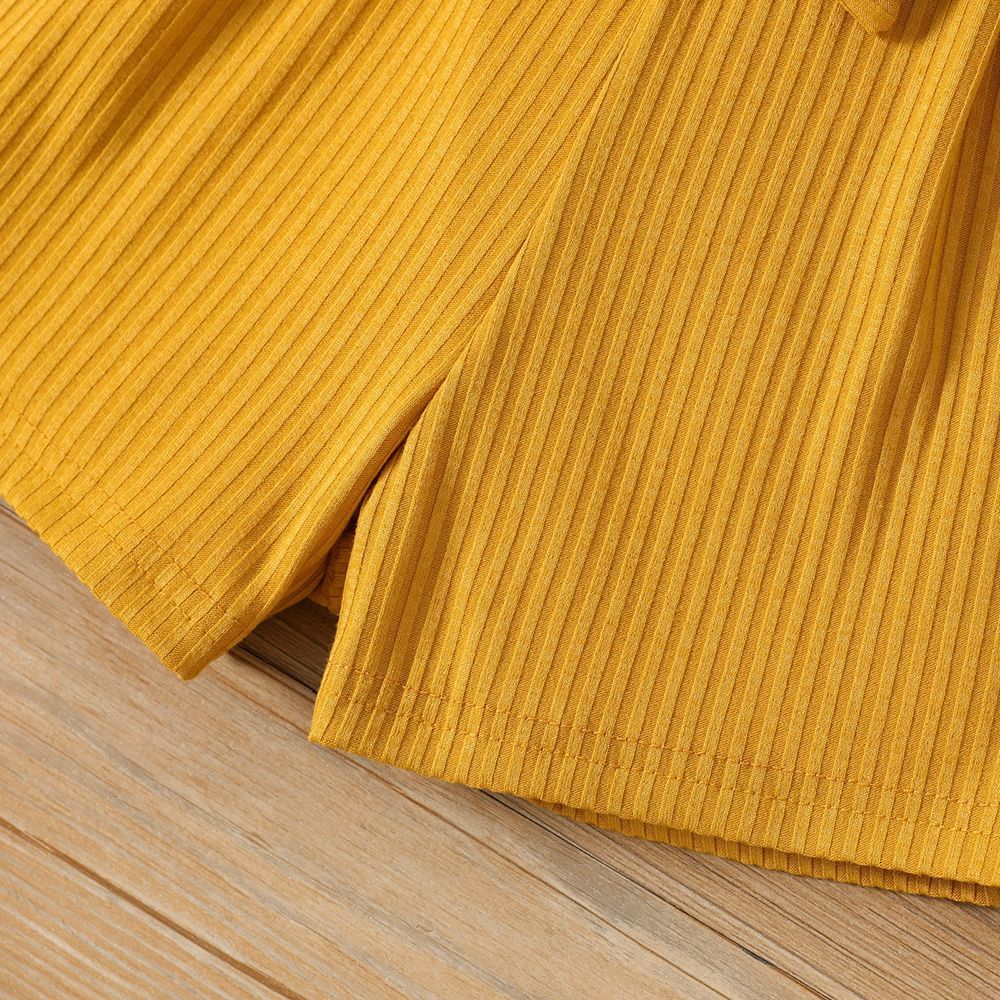 Baby Girls' Romper 0-2 Years Old Bubble Sleeve Bowknot Knitted Style Ins Style Fashionable Festival New Style Comfortable And Breathable