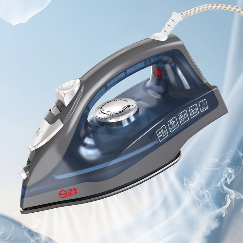 Luxury Steam Iron Box with Non-Stick Teflon Soleplate Garment Steamer Adjustment Precise Temperature Control Household Handheld High Power Rapid Wrinkle Removal Dry Wet Dual Use Smooth Large Area