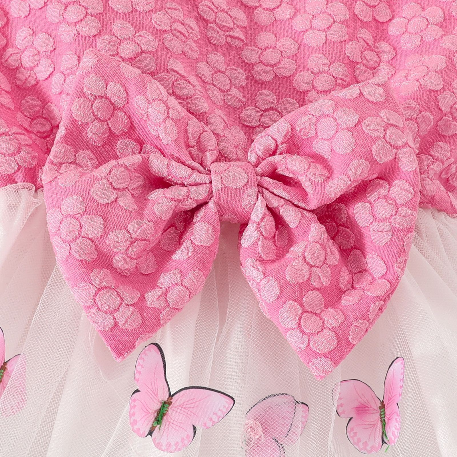 Girls Toddler 3 Piece Princess Outfit Long Sleeve Jacket Tulle Spliced Dress Bow Hairband New Season Fashion Cute Walking Baby Clothing