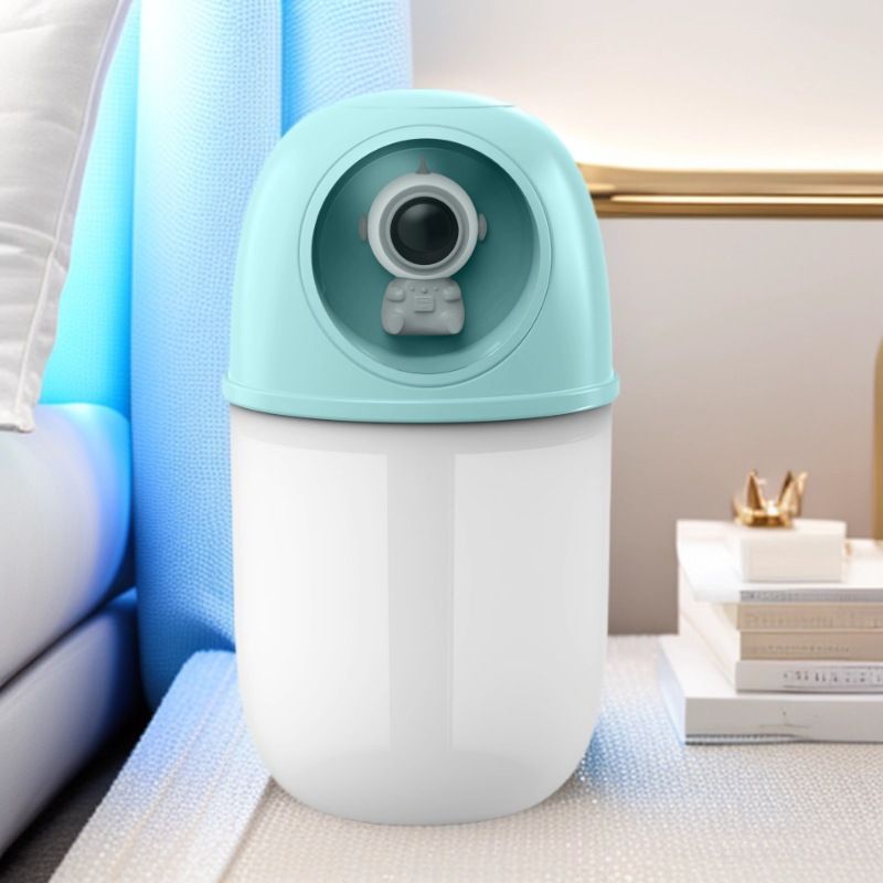 260ML Mini Ultrasonic Humidifier Creative Space Capsule Design USB Aromatherapy Essential Oil Diffuser LED Backlight Night Light Mist Sprayer Air Freshener