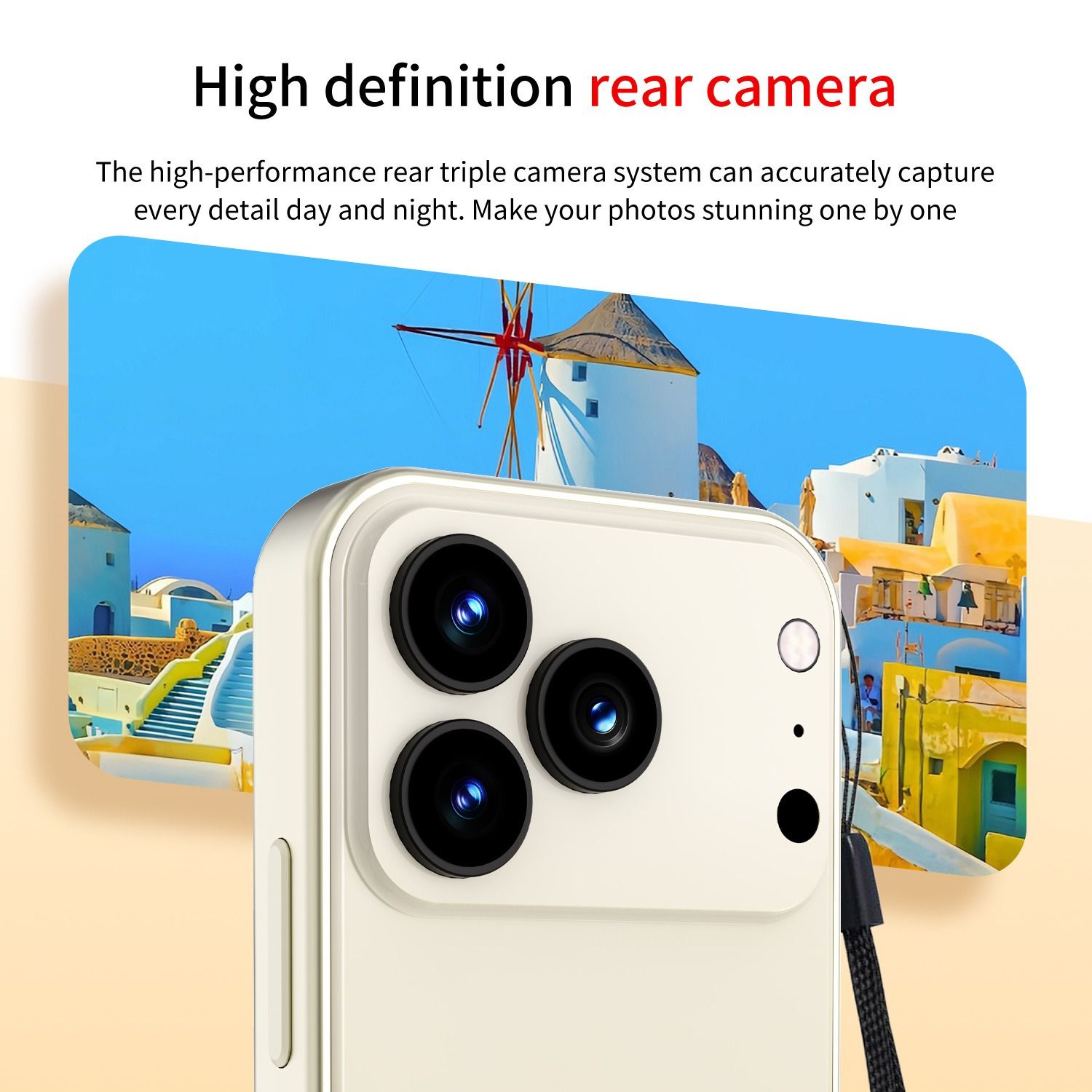 i17mini Creative 4.0-inch Android Smartphone Student Mini Toy Phone Smart Mini Children's Toy Mobile Phone 3G+64GB Dual-card Pretend Phone Smartphone Toy