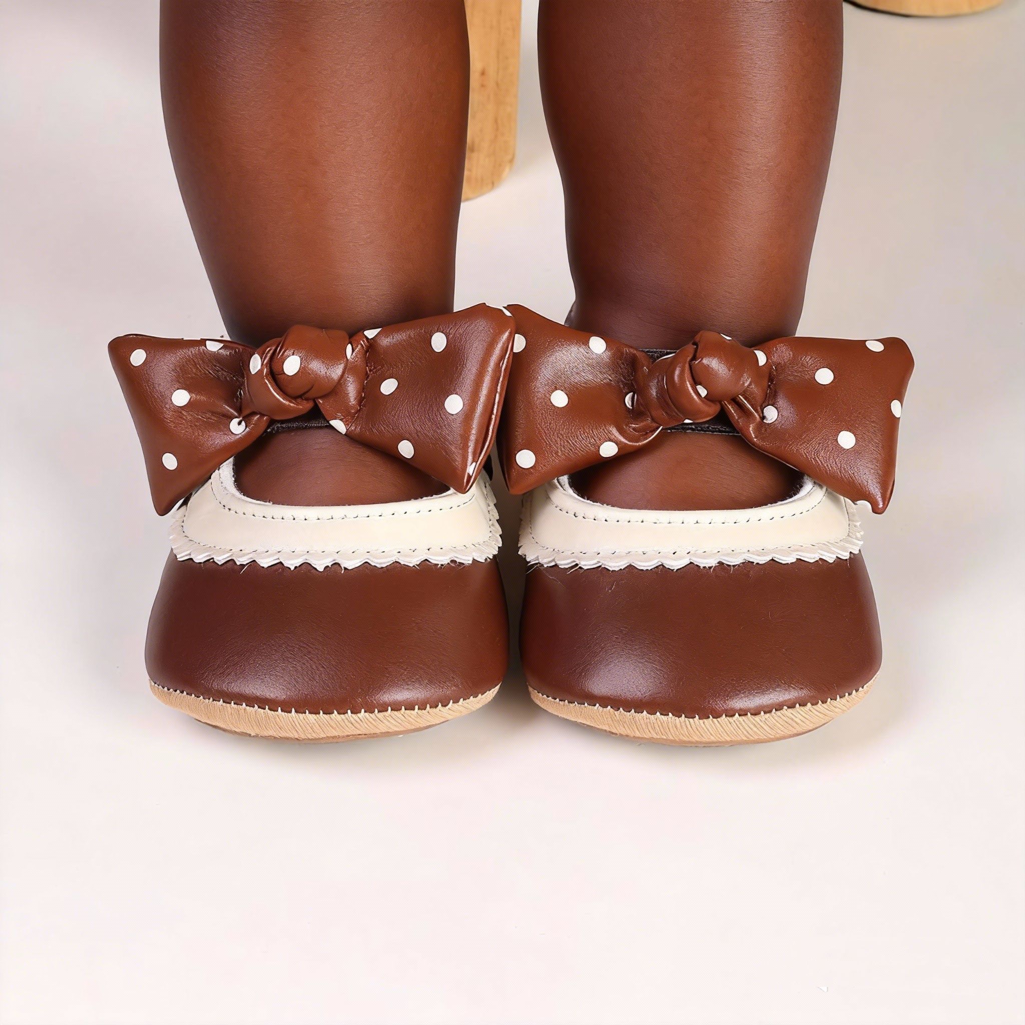 Baby Princess Shoes for 0–1 Year Newborn Infant First Walker Shoes Toddler Round Toe Soft Leather Dress Shoes Cute Prewalker Shoes for Baby Girls