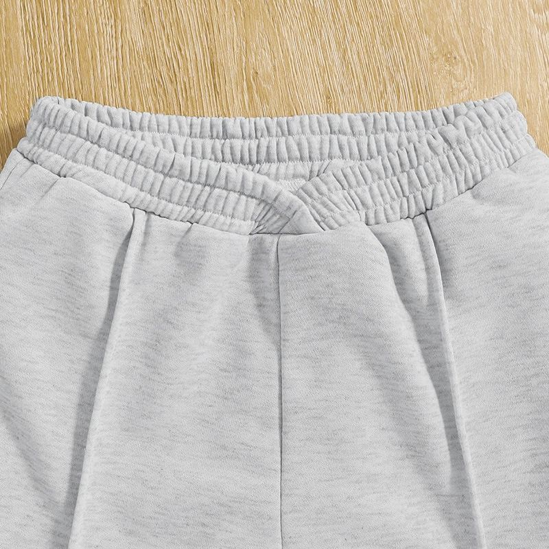 Girls Sweatshirt Outfit Set 8–12 Years Long Sleeve Crop Top + Wide Leg Long Pants Kids Casual Tracksuit Big Girl Fashion Two Piece Clothing Set Girls Clothes Clothing Sets