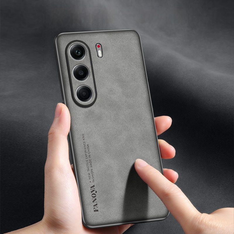 Tecno Camon 40 Pro Cover Premium Sheepskin Leather Phone Case for Tecno Camon 40 Pro 4G/5G Luxury Shockproof Anti-Drop Protective Cover with Anti-Fingerprint & Full Camera Protection Mobile Phone Case