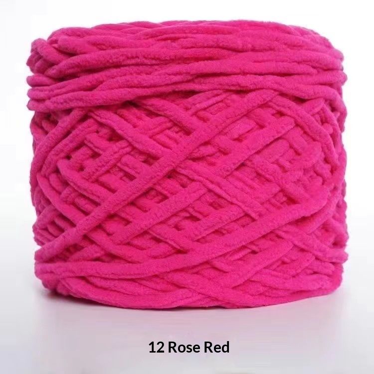 190g Thick Ice Yarn Ball for Crochet and Knitting, Soft DIY Hand Knitting Yarn for Slippers, Scarf, Cushion, Pillow Cover