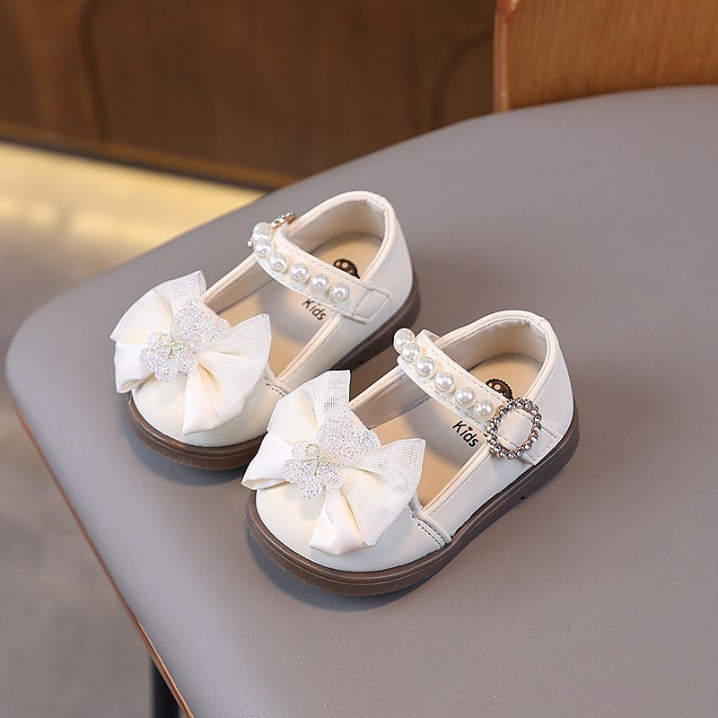 Cute Baby Girls Princess Shoes Soft Sole Toddler First Walker Shoes Kids Square Toe Flats Girl Casual Shoes