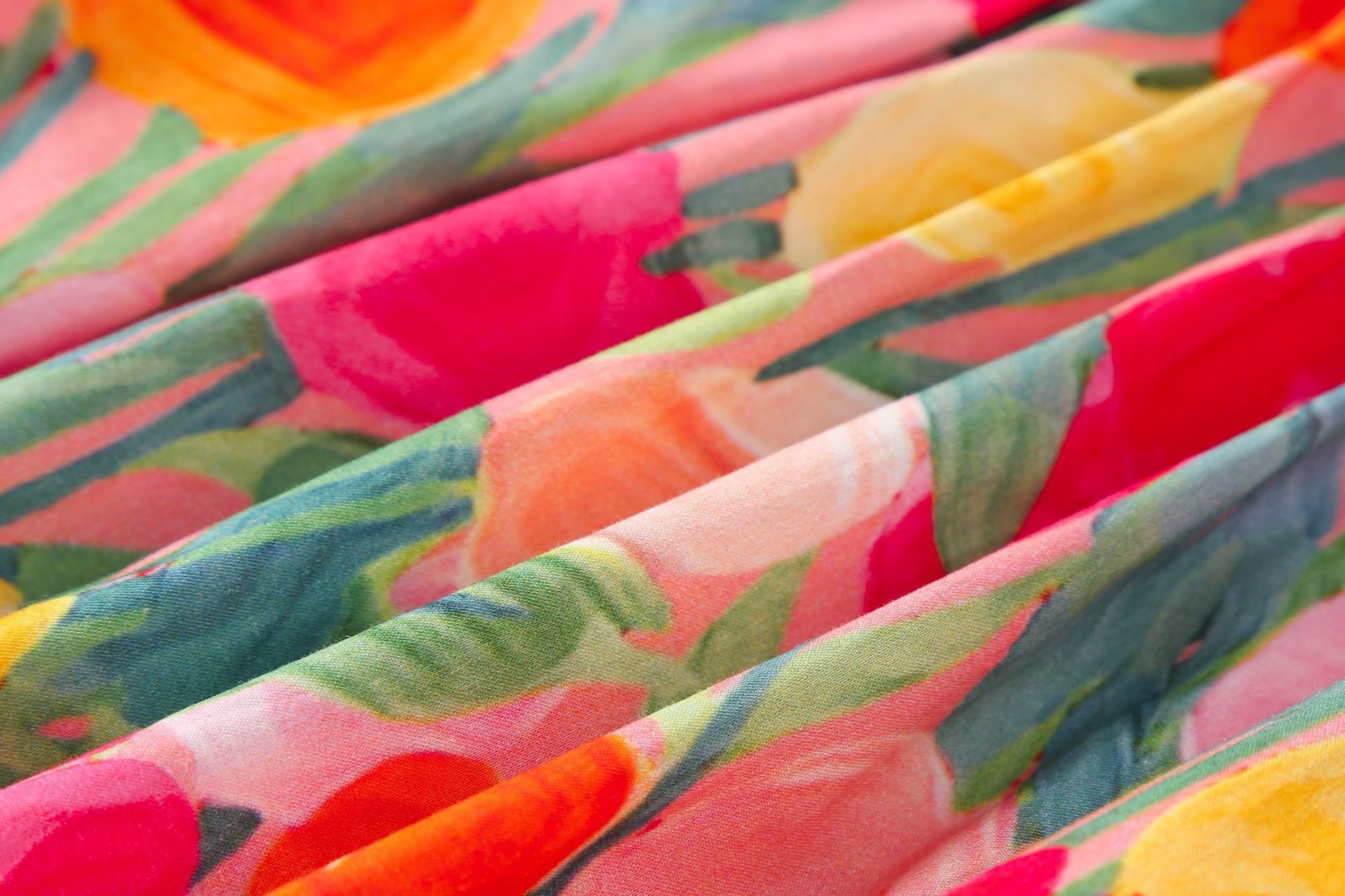 Newborn Infant Tulip Print Romper Cotton Baby Bodysuit Summer Cute Baby Girl Clothes with Hat Baby Girls Cloth Set Baby Clothes