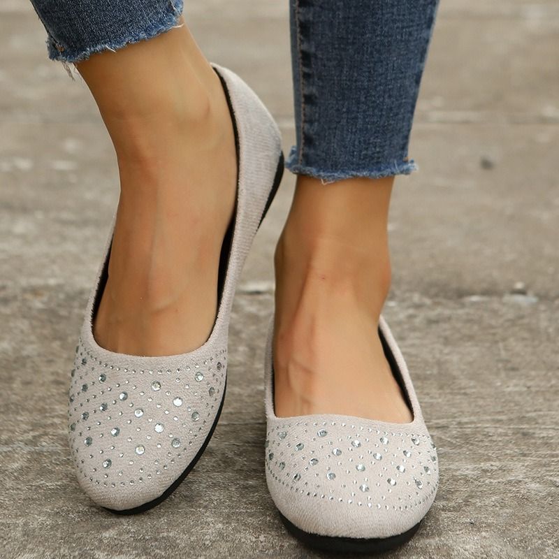 38-41Spring and autumn style single shoes, frosted round toe flat casual bricked large size single shoes, women's single shoes ladys shoes womens shoes flats shoes loafers shoes