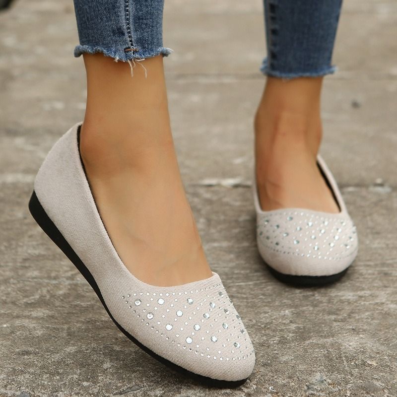 38-41Spring and autumn style single shoes, frosted round toe flat casual bricked large size single shoes, women's single shoes ladys shoes womens shoes flats shoes loafers shoes