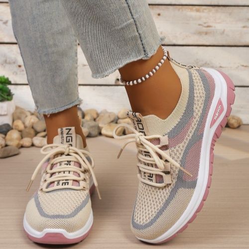 Spring and autumn style women's thick-soled height-Increasing sports shoes non-slip and wear-resistant women's shoes fashionable and versatile casual women's shoes