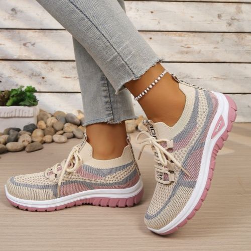 Spring and autumn style women's thick-soled height-Increasing sports shoes non-slip and wear-resistant women's shoes fashionable and versatile casual women's shoes