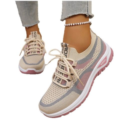 Spring and autumn style women's thick-soled height-Increasing sports shoes non-slip and wear-resistant women's shoes fashionable and versatile casual women's shoes