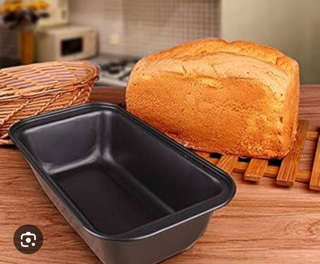 Nonstick bread baking tin.Rectangular-shaped bread pans - ideal for baking bread, making meatloaf, and more;Heavy-weight carbon-steel construction provides durability .