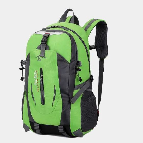 Portable Outdoor Hiking Bag 40 Liters Large Capacity Color Contrast Light Short Trip Backpack