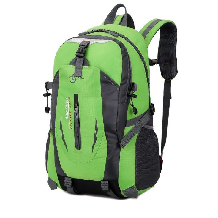 Portable Outdoor Hiking Bag 40 Liters Large Capacity Color Contrast Light Short Trip Backpack