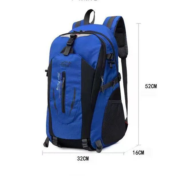 Portable Outdoor Hiking Bag 40 Liters Large Capacity Color Contrast Light Short Trip Backpack