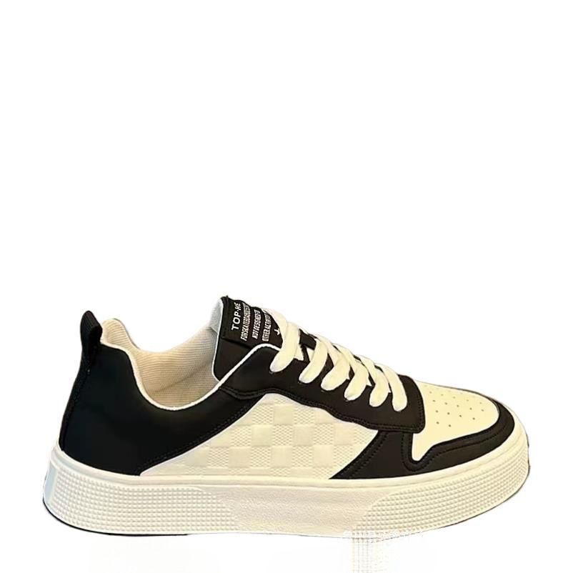 Men's Breathable Small White Shoes Sports Casual Commuter Flat Shoes  Skateboarding
