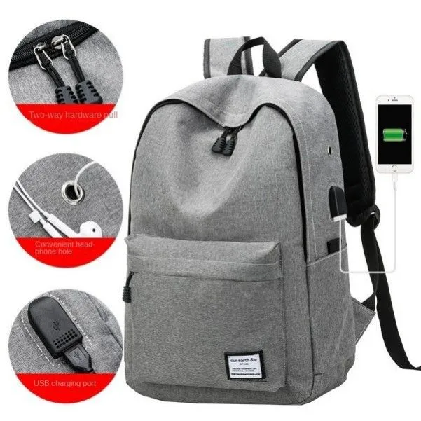 Men's Large Capacity Oxford Cloth Backpack School Travel Computer Bag Fashion Backpacks