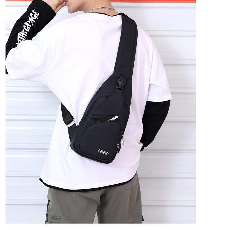 Men's Shoulder Bag Out Of Home Business Crossbody Student Large Capacity Chest Bag