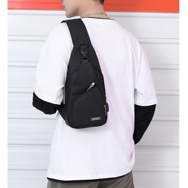 Men's Shoulder Bag Out Of Home Business Crossbody Student Large Capacity Chest Bag