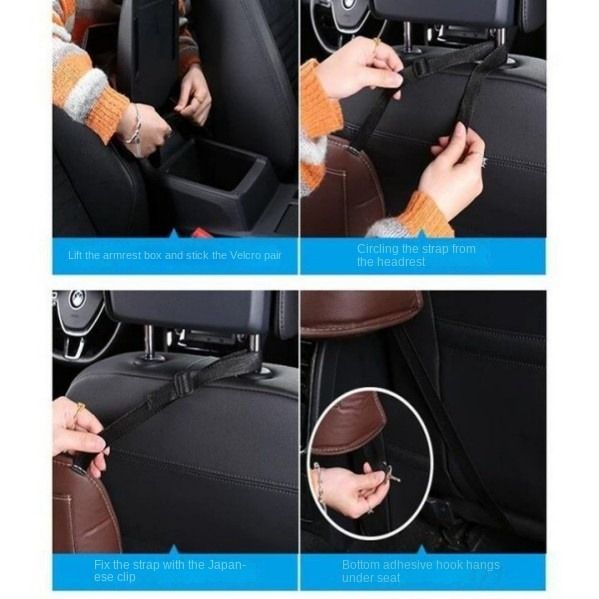 Back Seat Car Storage Bag Car Seat Middle Storage Bag Car Supplies  Seat Covers & Accessories