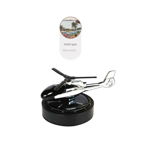 Solar Airplane Car Aromatherapy Meet The Light Rotating Fragrance To Remove The Smell Of Automotive Supplies Air Fresheners