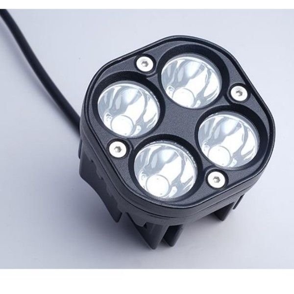 Motorcycle Electric Car Spotlights Modified Super Bright Double Light Led Owl Headlights  Lighting Assemblies & Accessories