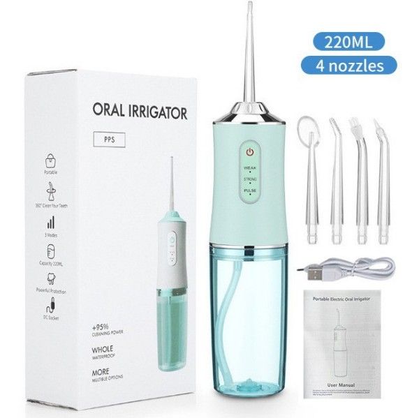 Portable Water Floss Stone Removal And Charging Handheld Home Mouth Cleaner  Dental Care Kits