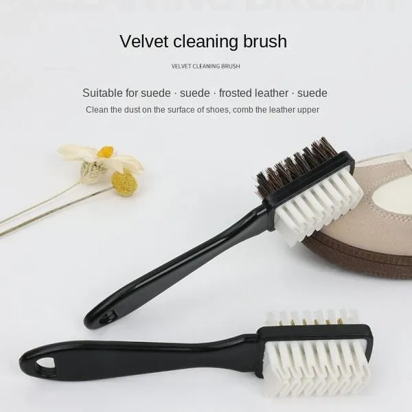 Snow Boots, Velvet Leather Shoes, Brush Care And Cleaning Brush, Suede Velvet Plastic Brush