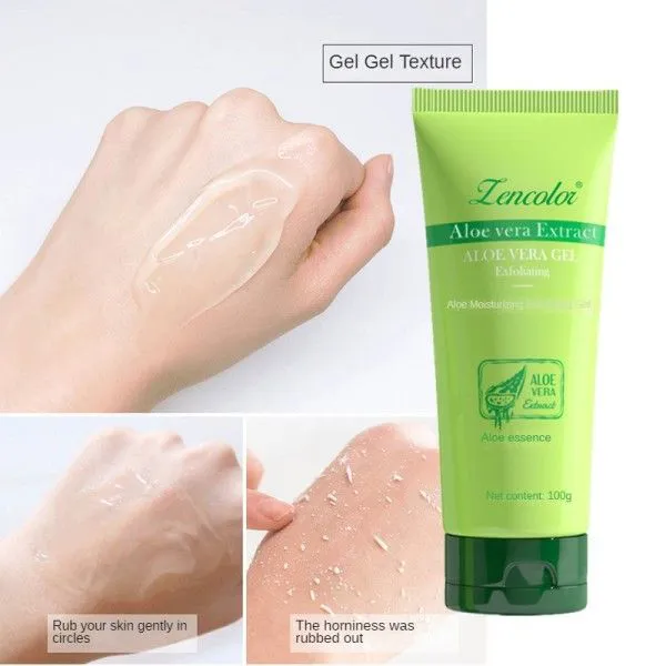 Aloe Vera Exfoliating Gel Deep Cleansing Face Gentle Exfoliating Body ScrubPolishes & Scrubs