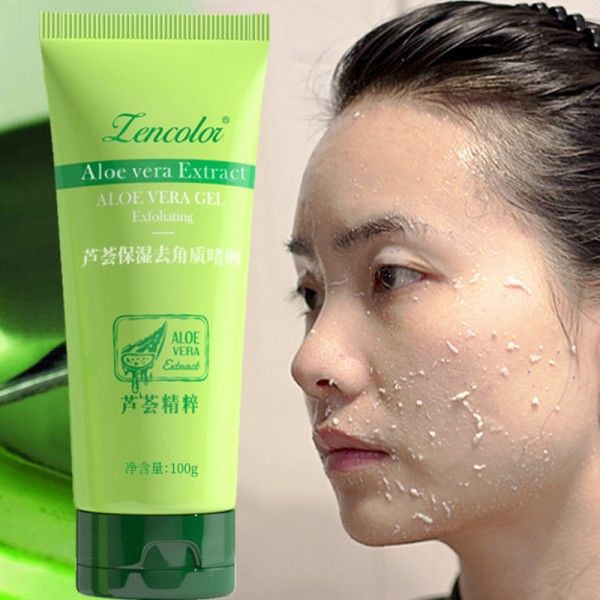 Aloe Vera Exfoliating Gel Deep Cleansing Face Gentle Exfoliating Body ScrubPolishes & Scrubs
