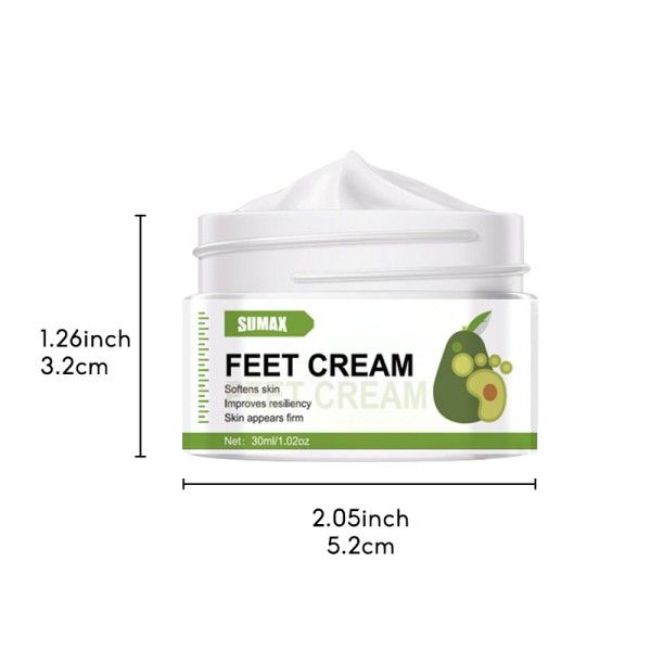 30ml All-In-One Nourishing Avocado Foot Care Cream For Men And Women  Foot Creams & Lotions
