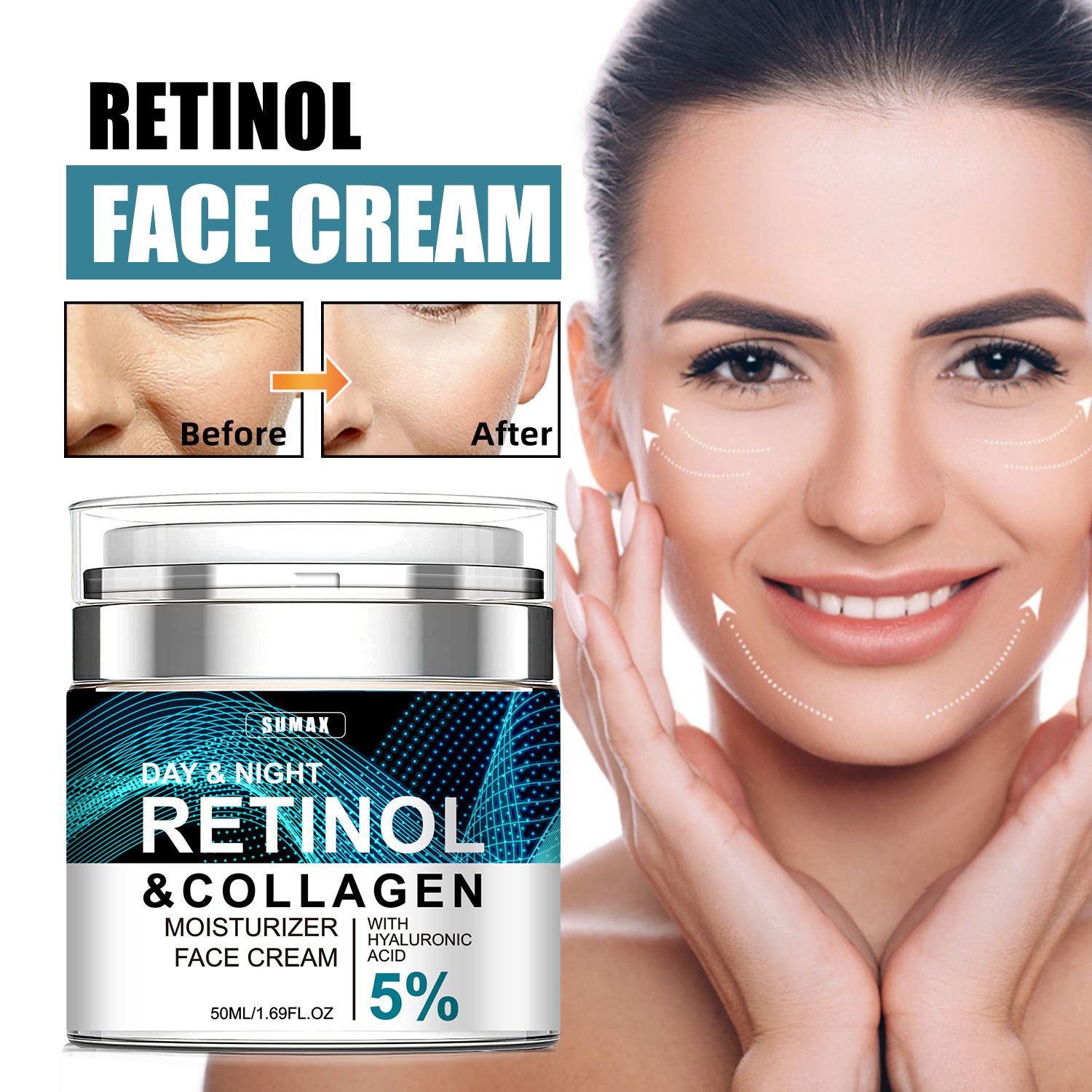 Collagen Moisturizing Repair Pressing Retinol Cream 50ml