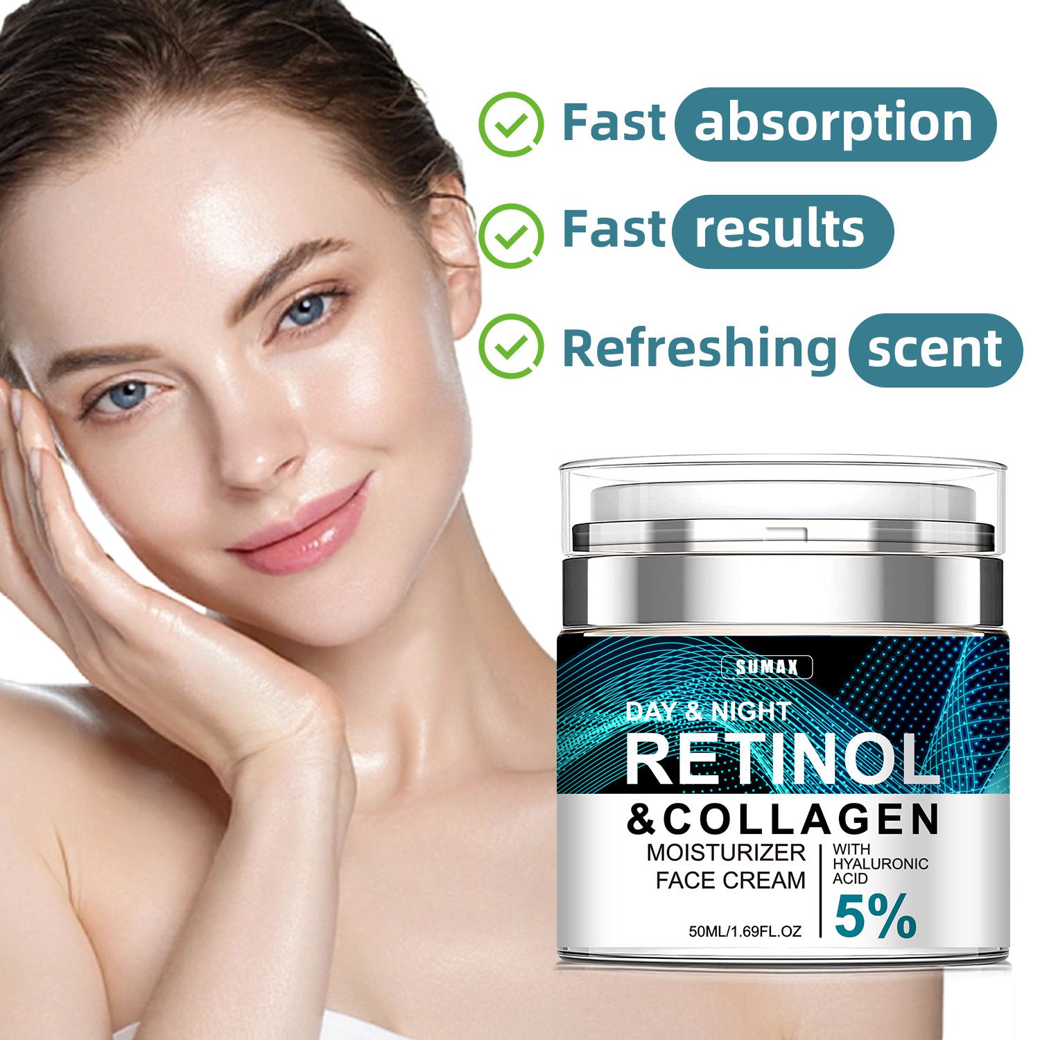 Collagen Moisturizing Repair Pressing Retinol Cream 50ml