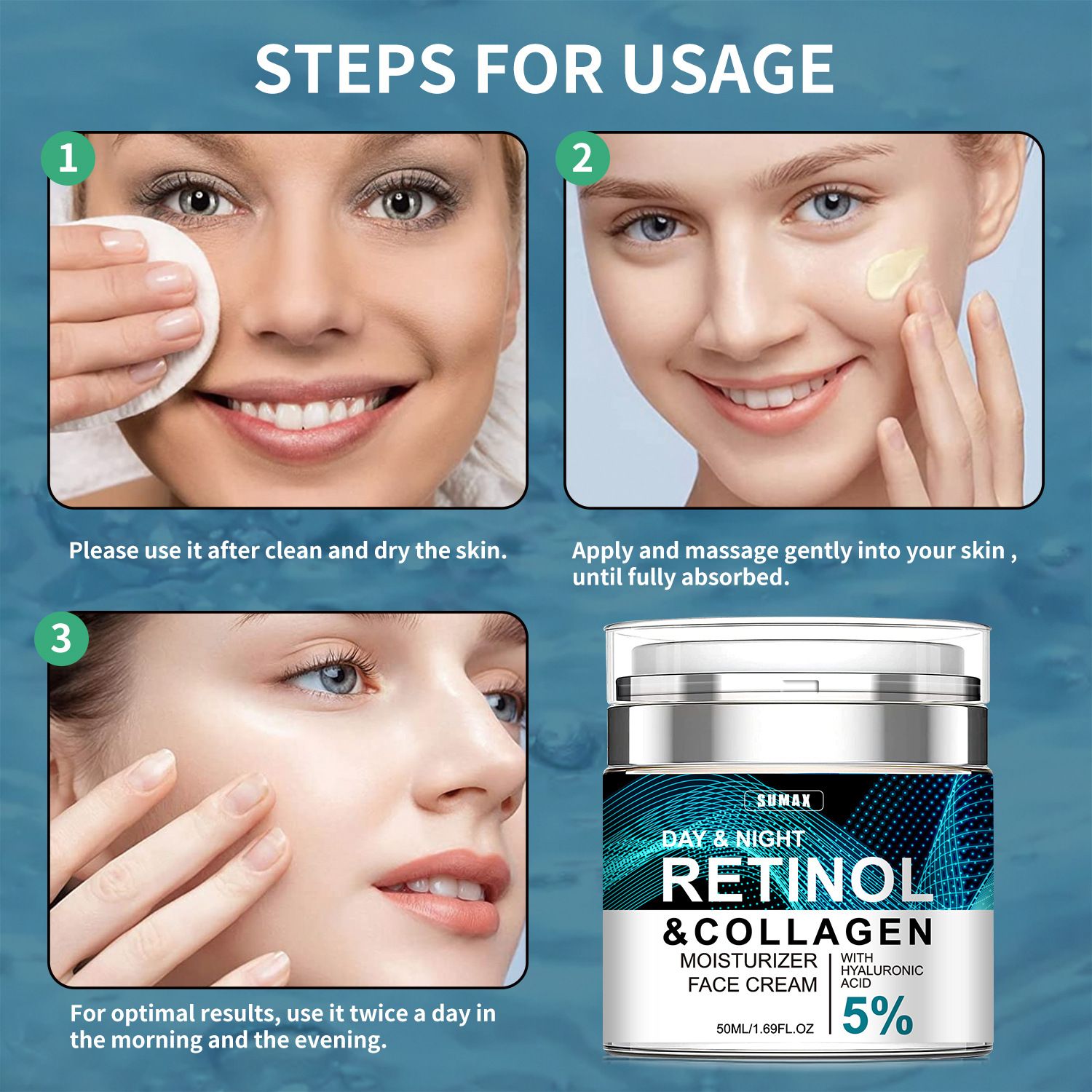 Collagen Moisturizing Repair Pressing Retinol Cream 50ml
