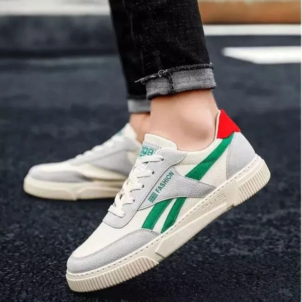 Men's Synthetic Leather Wear-Resistant Canvas Leisure Student Sports Shoes