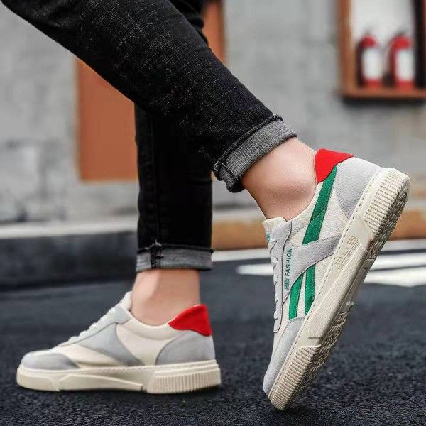 Men's Synthetic Leather Wear-Resistant Canvas Leisure Student Sports Shoes