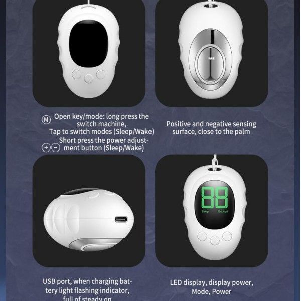 Sleep Hand Auxiliary Instrument Intelligent Pulse Micro-Current Silicone Sleep Instrument  Other Electric Massagers