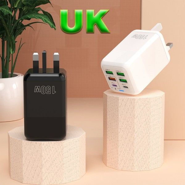 150w Charging Head 4usb+2pd Multi-Port 5v2.4a Fast Charging Mobile Phone Charger Wall Chargers
