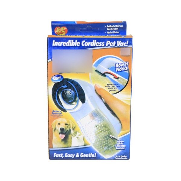 Electric Pet Hair Suction Portable Massage Cleaning Vacuum Cleaner Brush  Dusting
