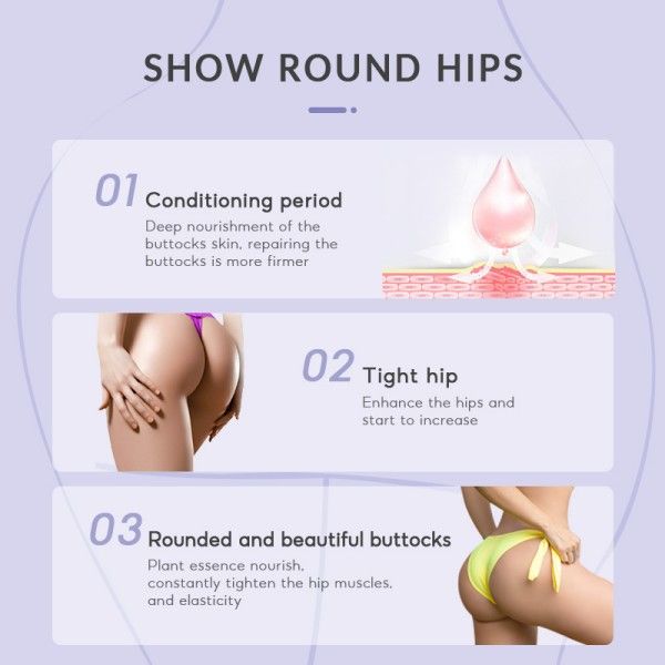 Butt Massage Cream 50g English Package Small Weight More Convenient