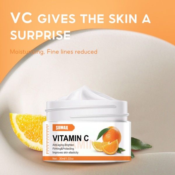 Pure English Package Vc Plain Moisturizing Orange Cream 30ml  Creams & Moisturizers